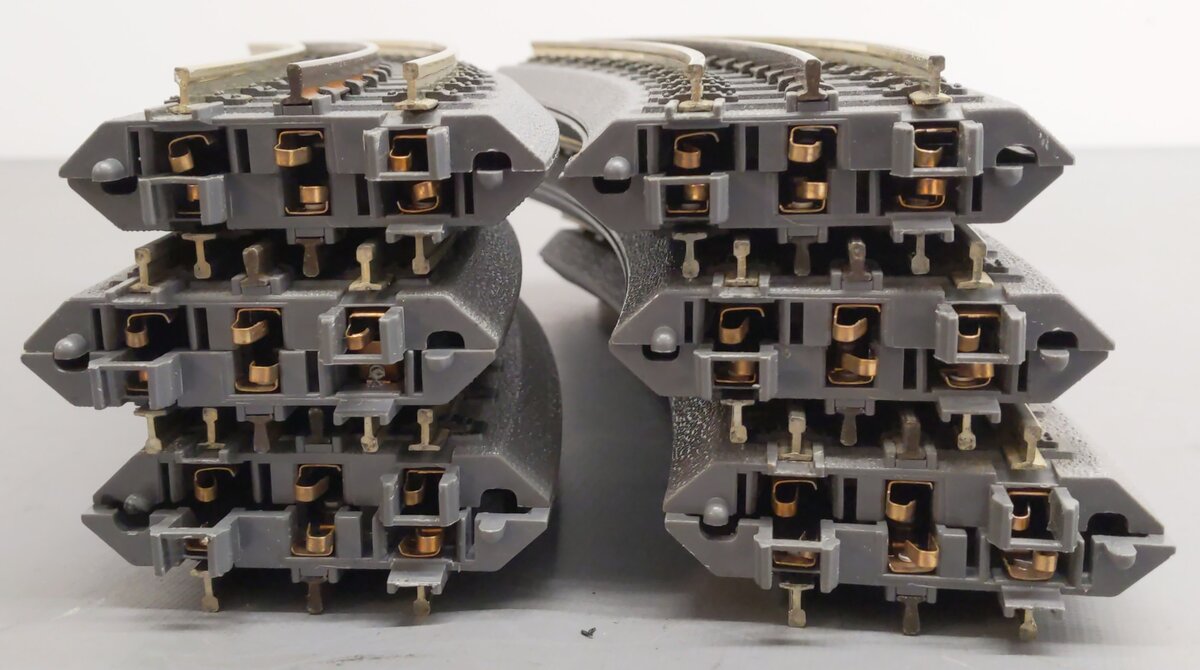 MTH 40-1042 O Gauge RealTrax O42 Curved Solid Rail Track Sections (12) EX