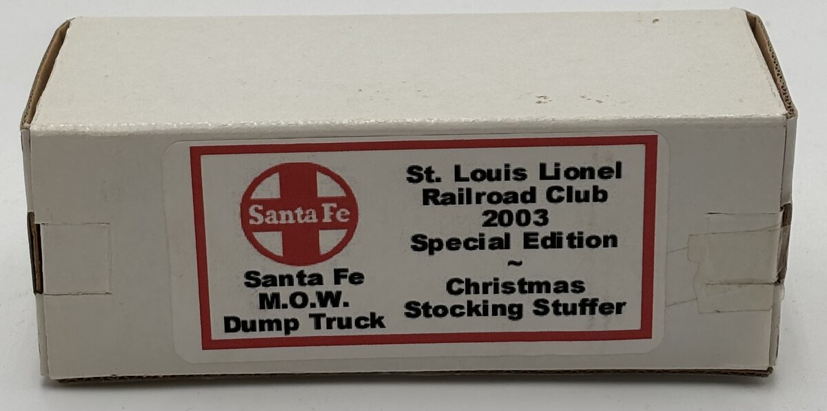 Ertl 19885P Santa Fe M.O.W. 1960 Chevy Dump Truck St.Louis Lionel Railroad Metal LN/Box