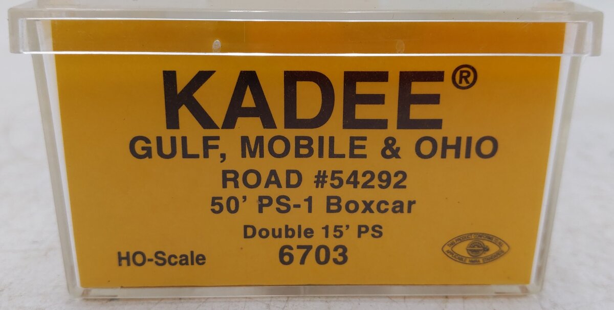 Kadee 6703 HO Scale GM&O 50' PS-1 Boxcar #54292 EX/Box
