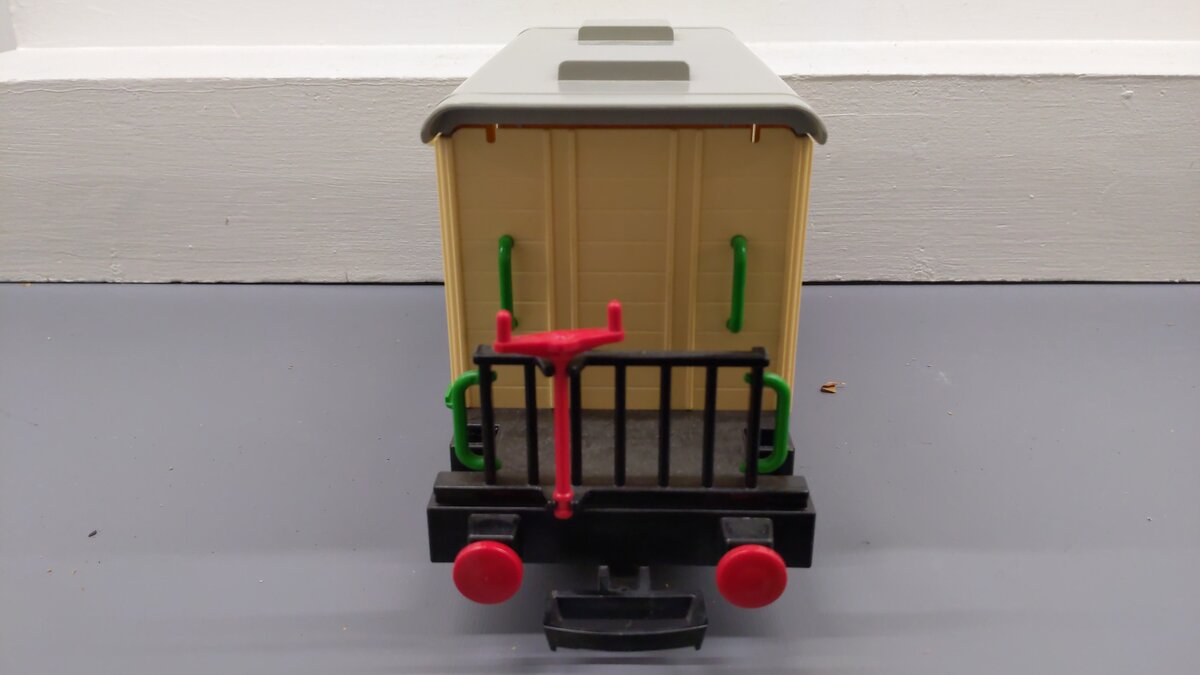 Playmobil 7616 G Scale Box Car w/ Mountains & Mountain Bike Decoration EX