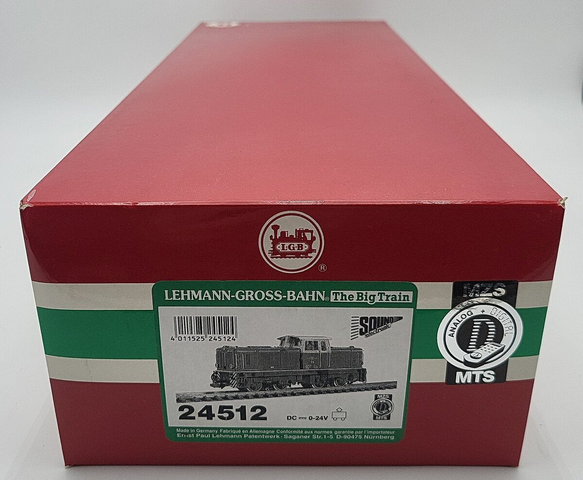 LGB 24512 G Scale BEG D4 Diesel Locomotive w/MTS LN/Box