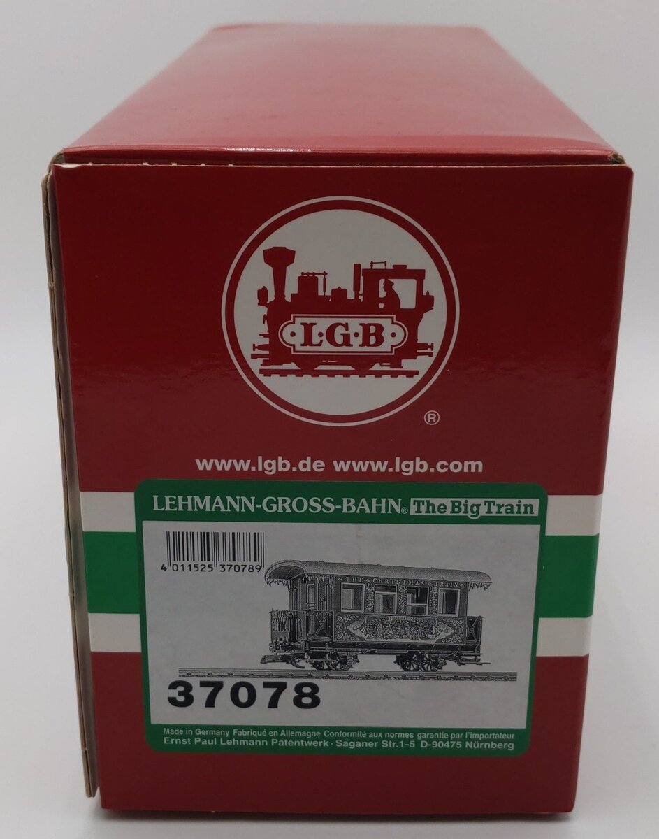 LGB 37078 G Scale Christmas 2005 Passenger Car EX/Box