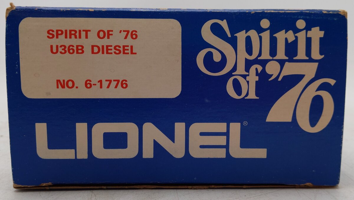 Lionel 6-1776 O Gauge Spirit of 76 U36B Powered Diesel Locomotive VG/Box