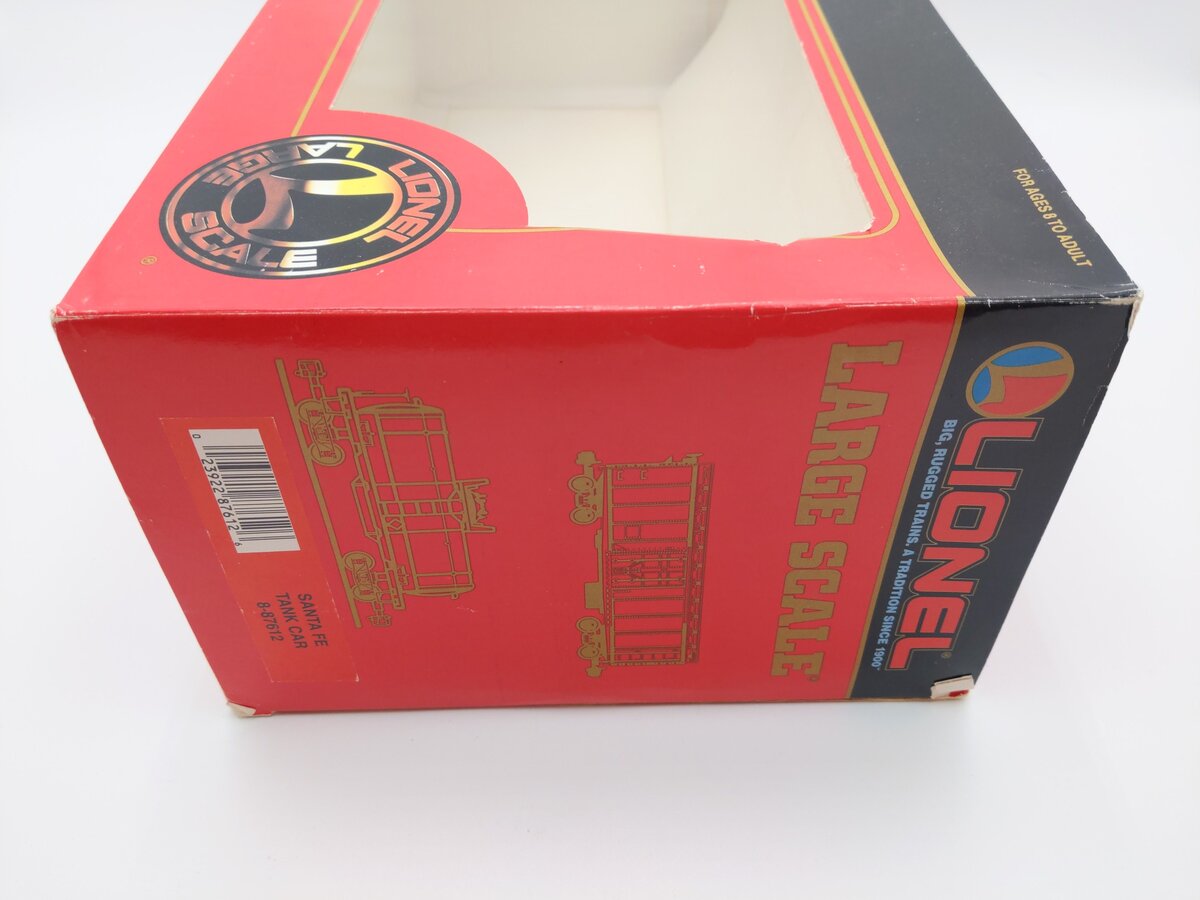 Lionel 8-87612 Santa Fe Tank Car EX/Box