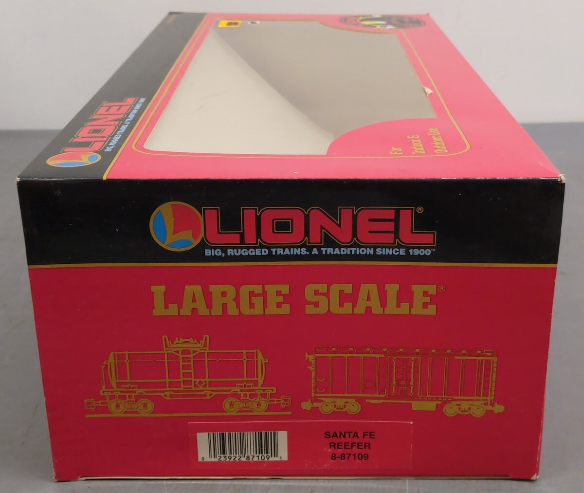Lionel 8-87109 G Scale Santa Fe Reefer EX/Box