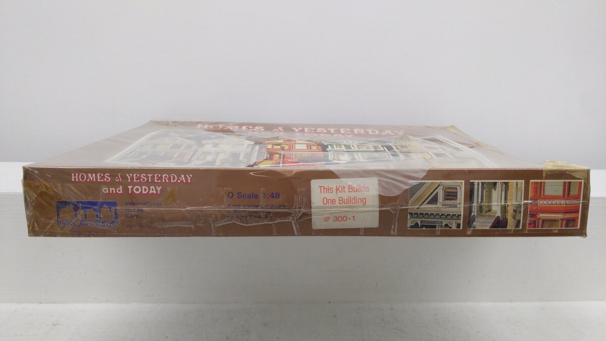 IHC 300-1 O Scale Homes of Yesterday and Today Victorian Row House Building Kit NIB