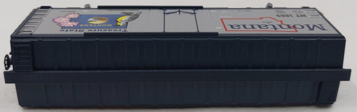 Micro-Trains 02100413 N Scale Montana State 40' Standard Plug Door Boxcar #1889 LN
