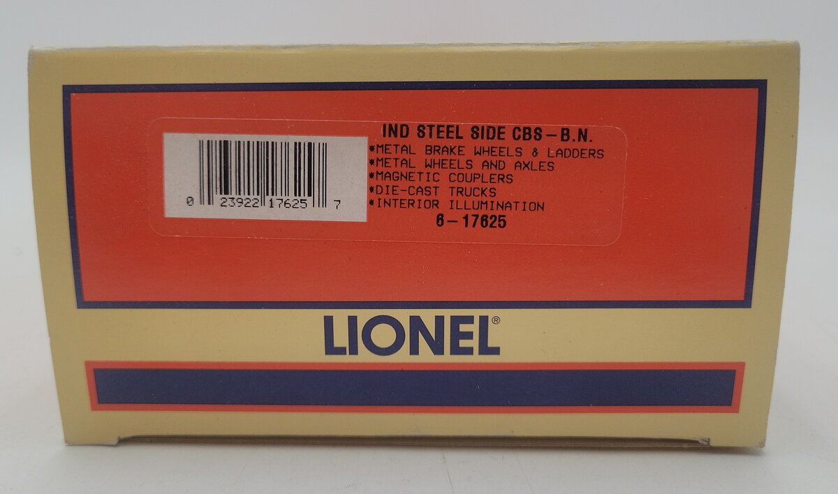 Lionel 6-17625 O Gauge Burlington Northern Illuminated Caboose #10420 EX/Box