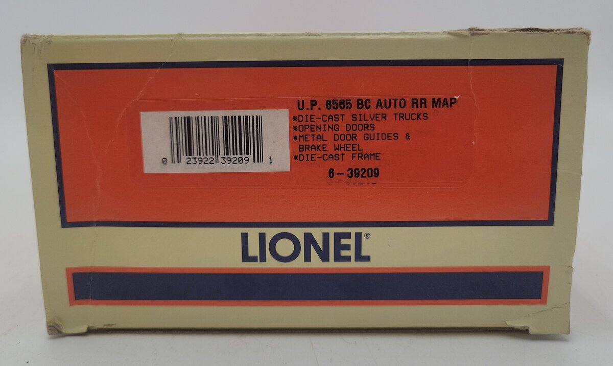 Lionel 6-39209 O Gauge Union Pacific Railroad Boxcar #500200 LN/Box