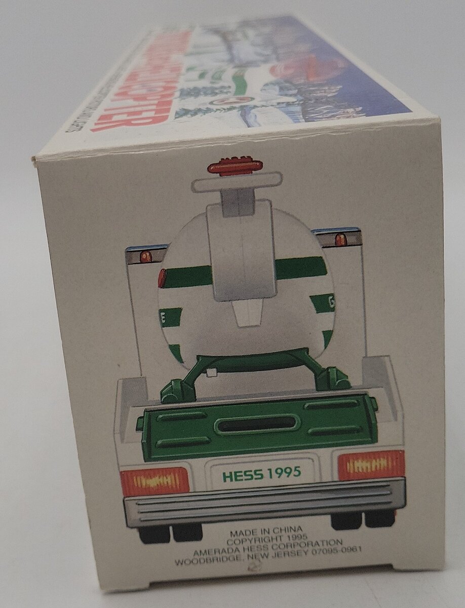 Hess 1995 1:64 Scale Diecast 18 Wheeler Truck with Helicopter EX/Box