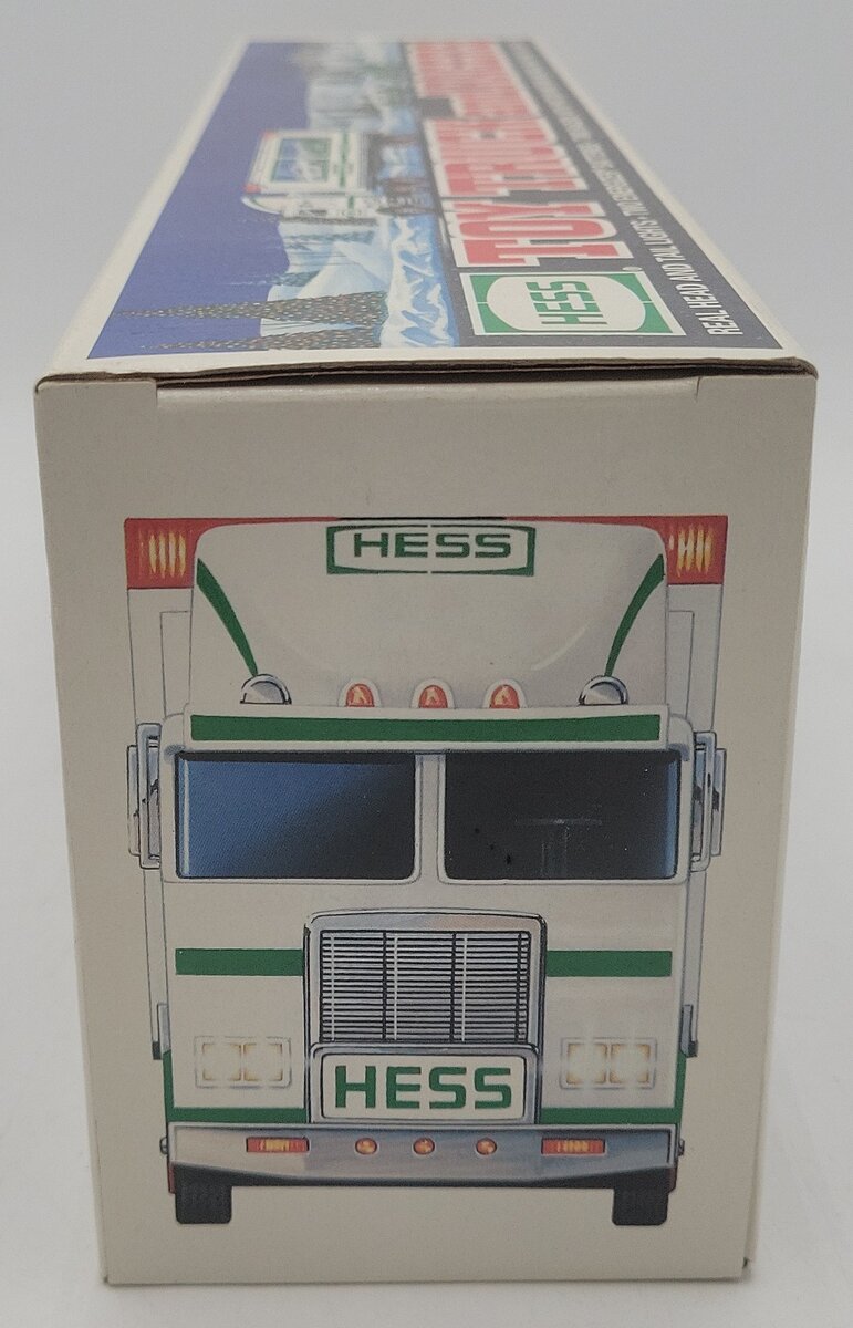 Hess 1997 Toy Truck and 2 Racers w/Real Head and Tail Lights EX/Box