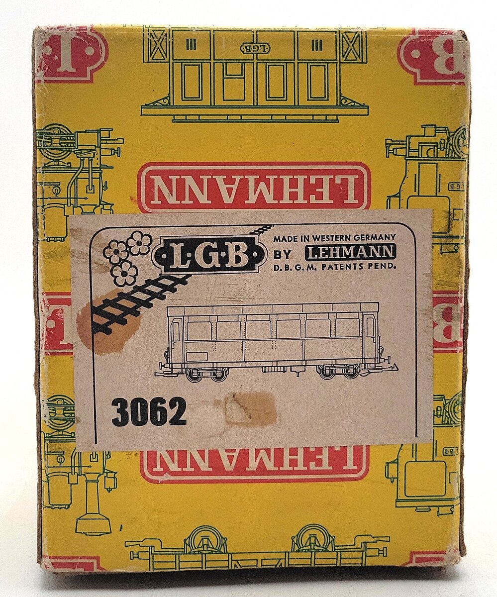 LGB 3062 G Scale Austrian Federal Railways Coach EX/Box