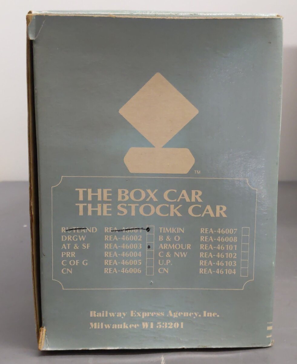 Aristo-Craft 46003 G Gauge Santa Fe Boxcar #46003 EX/Box