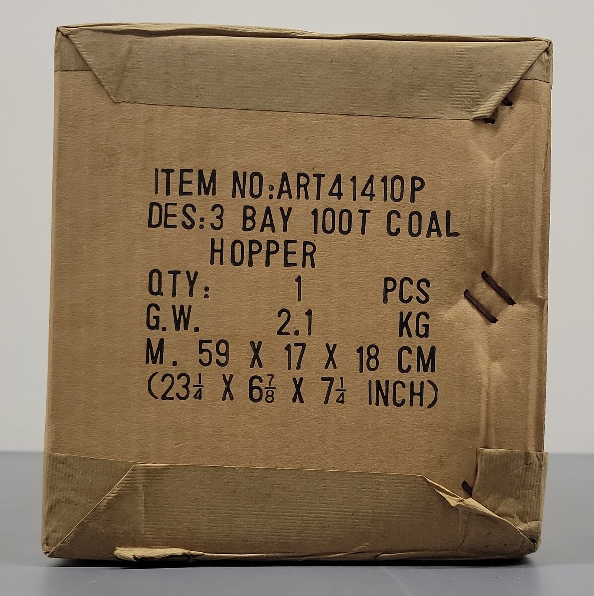 Aristo-Craft 41410 G Scale CNW 3-Bay Coal-Hopper car MT/Box