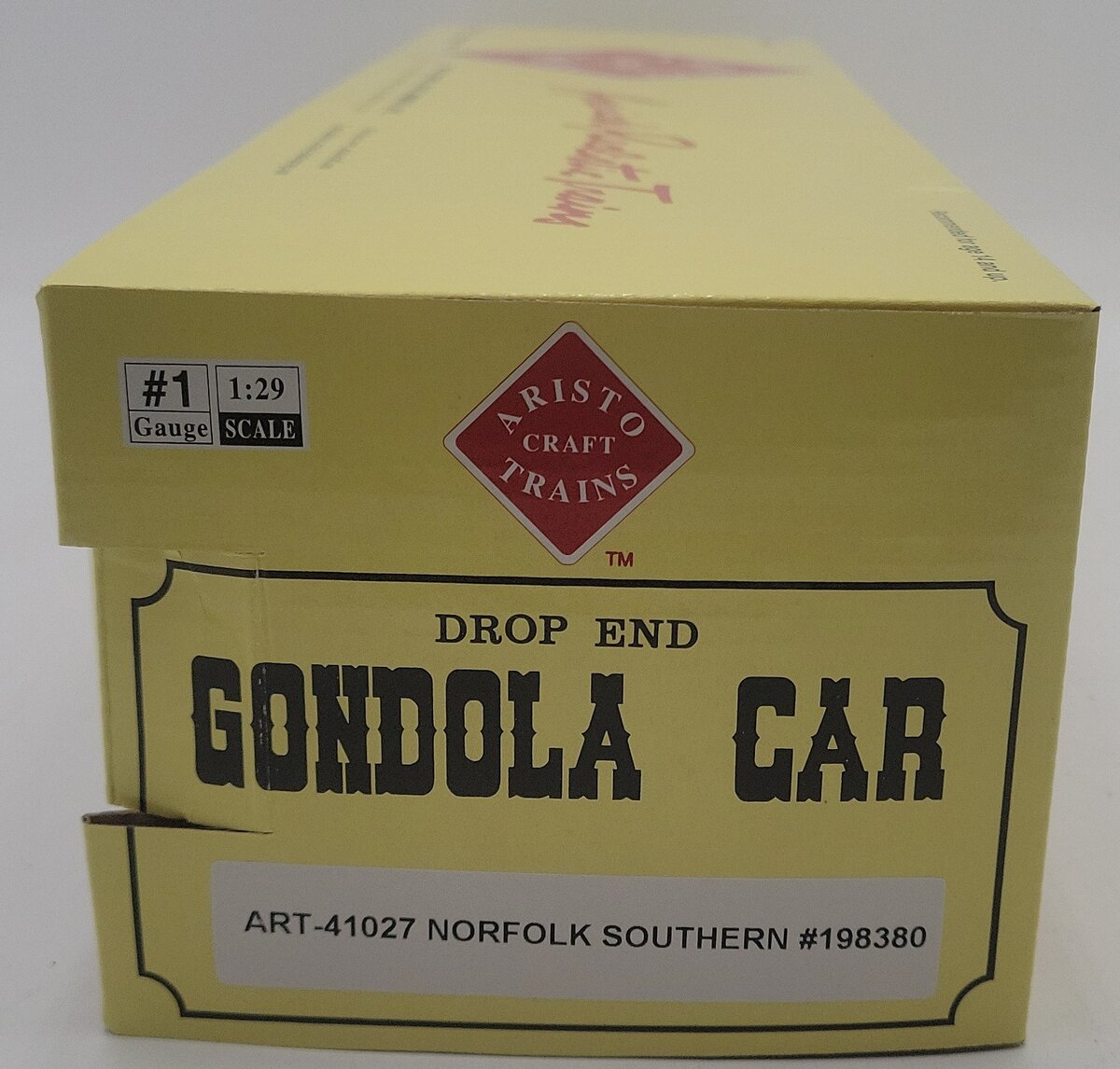 Aristo-Craft 41027 G Norfolk Southern Gondola Car #198380 EX/Box