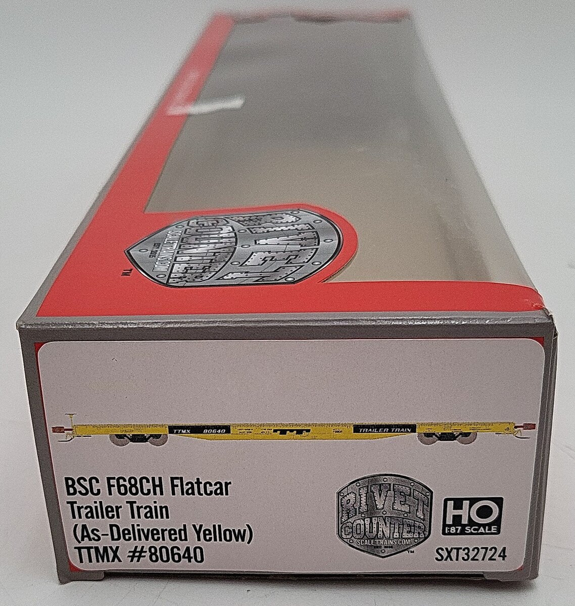 Scale Trains SXT32724 HO Scale TTMX Flat Car #80640 EX/Box