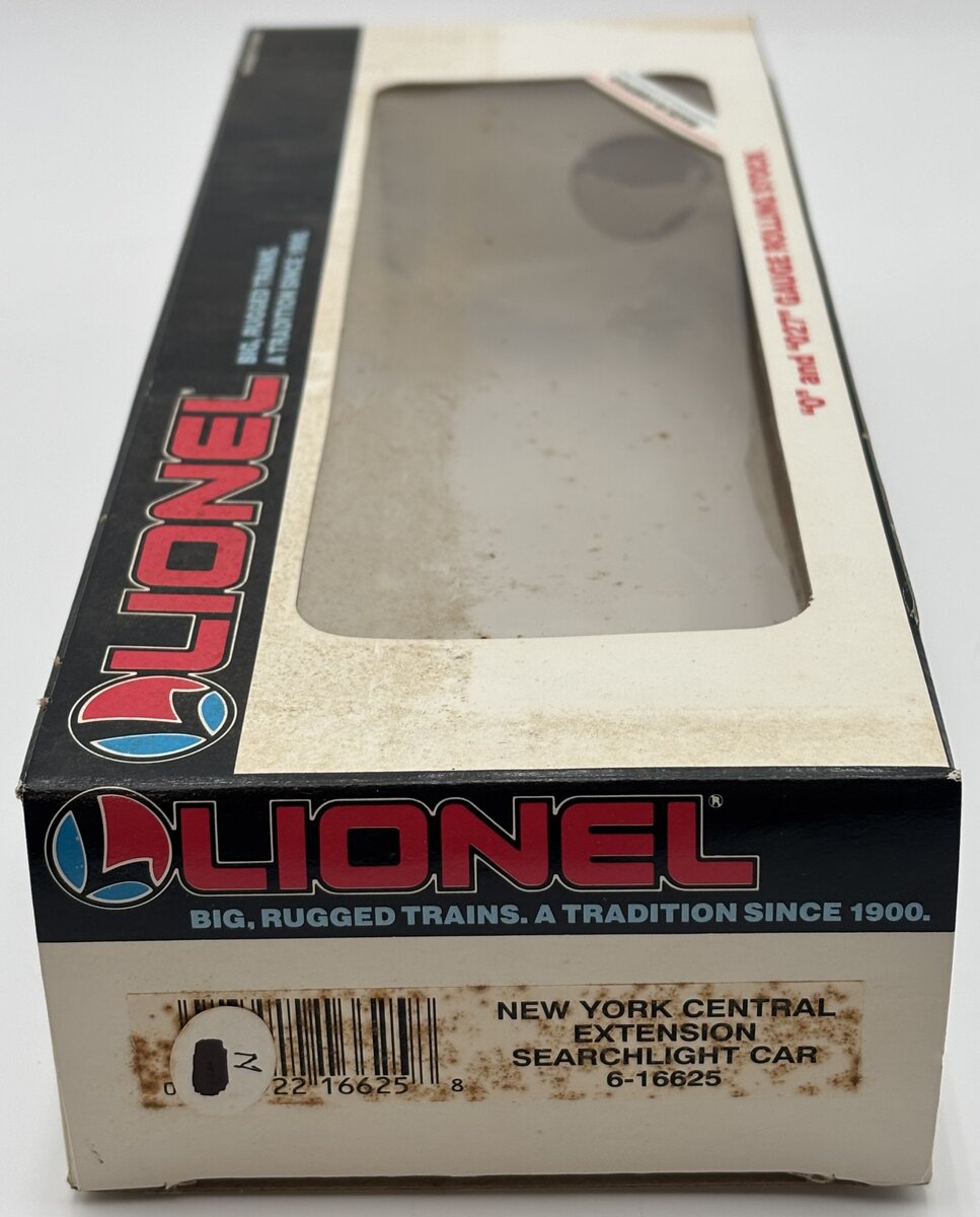 Lionel 6-16625 O Gauge New York Central Extension Searchlight Car LN/Box