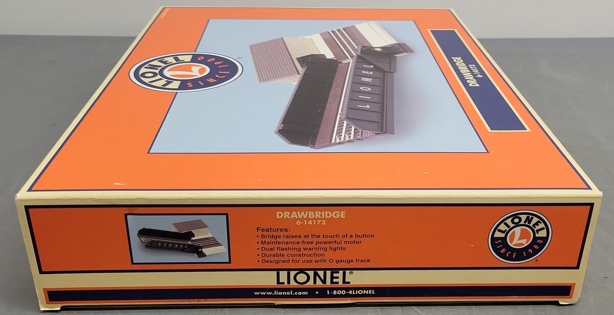 Lionel 6-14173 O Gauge Operating Drawbridge EX/Box