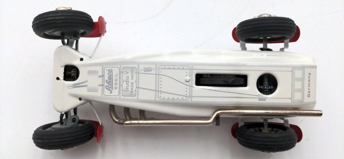 Schuco Studio V Tin Lithograph Mercedes-Benz SSK/L Wind-Up Car VG