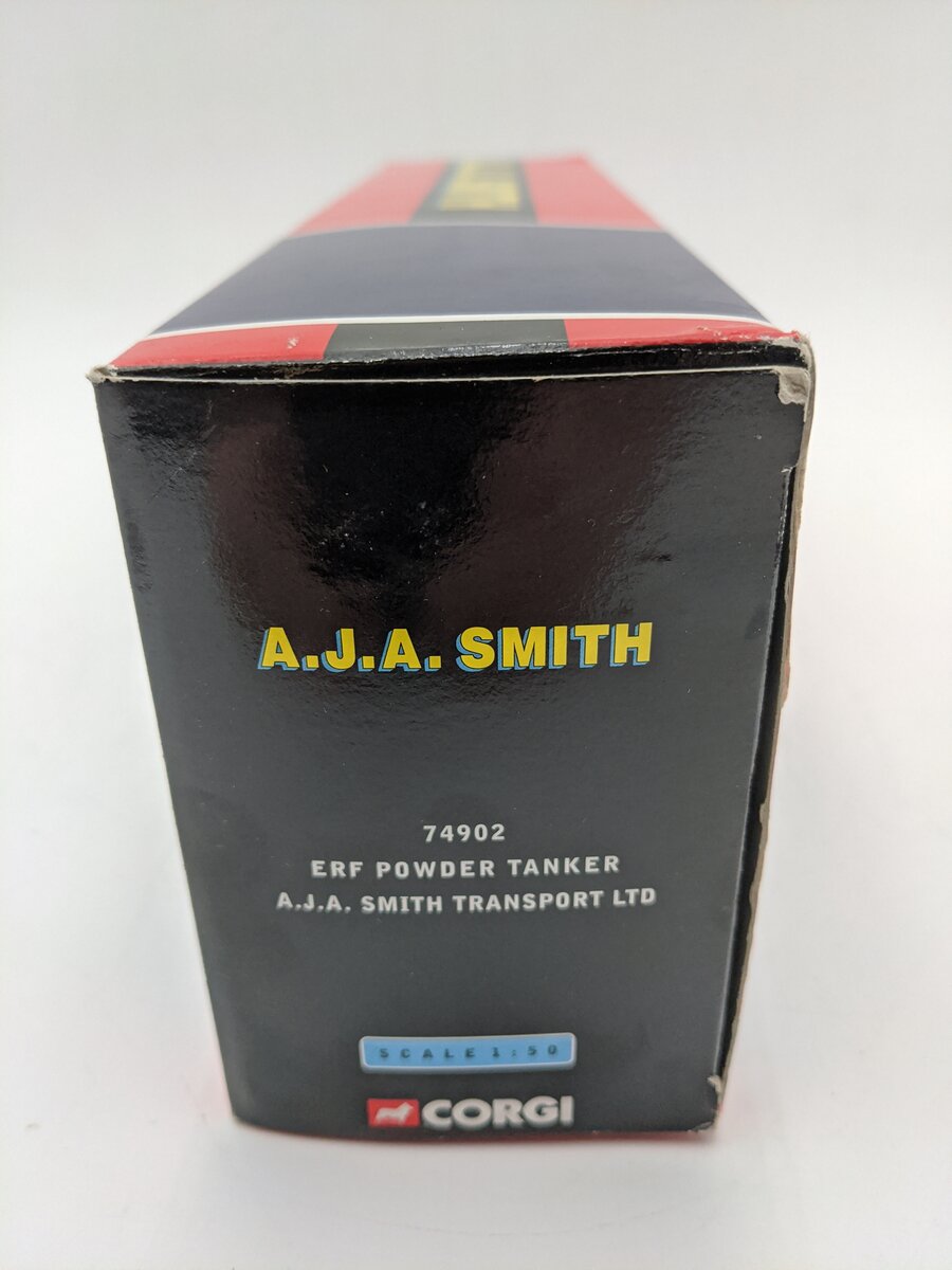 Corgi 74902 1:50 AJA Smith Transport ERF Powder Tanker EX/Box