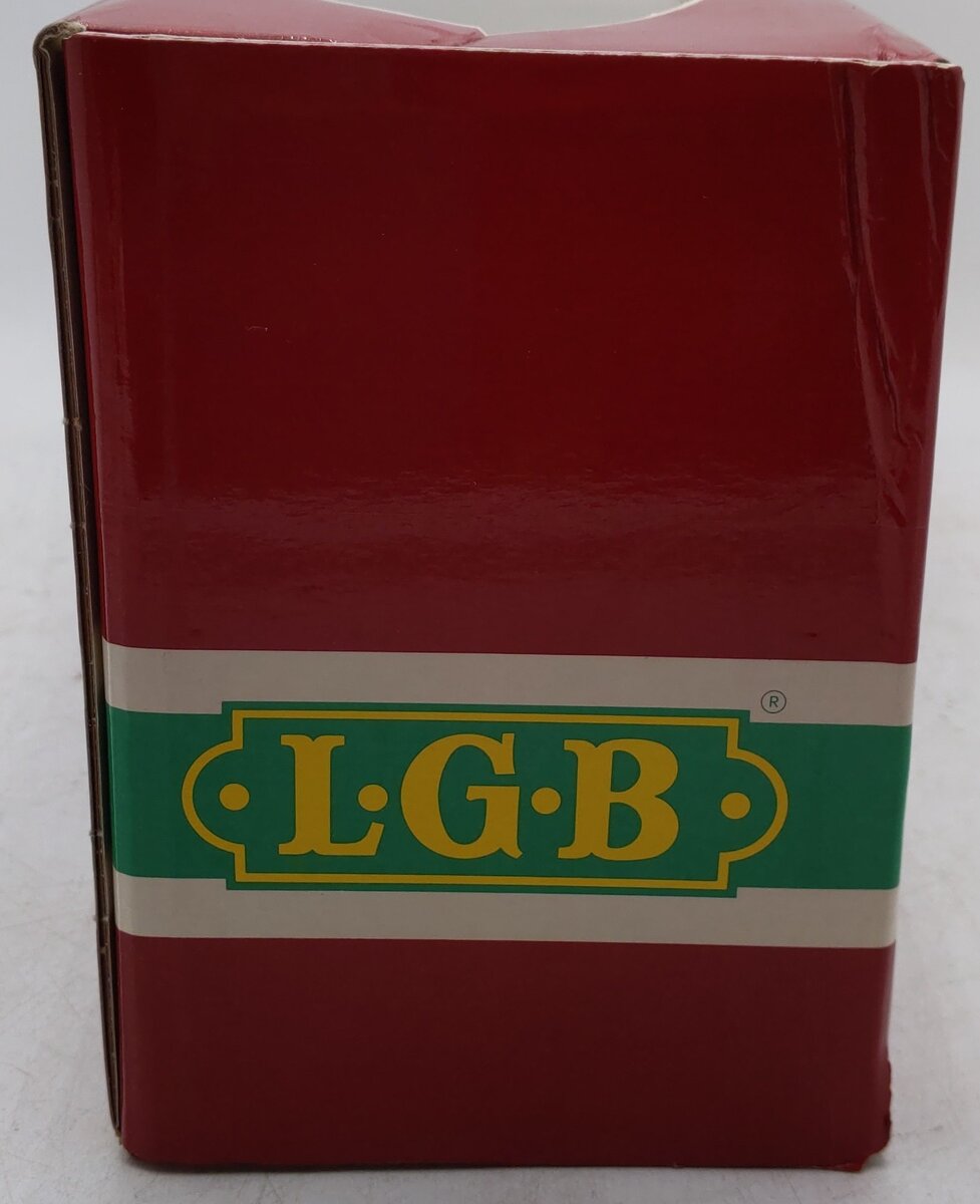 LGB 4069 G Scale Flatcar w/2 Grey LGB Containers EX/Box
