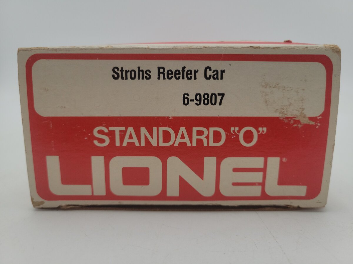 Lionel 6-9807 O Gauge Stroh‘s Bohemian Beer Reefer Car #9807 EX/Box
