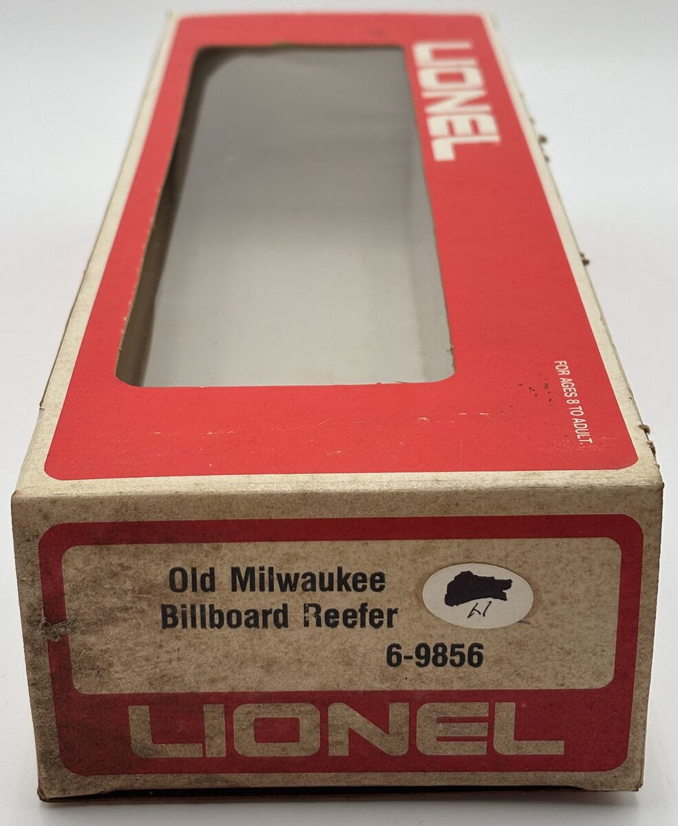 Lionel 6-9856 O Gauge Old Milwaukee Beer Billboard Reefer Car