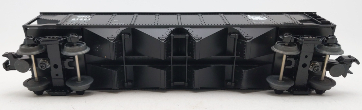 MTH O Gauge CNJ 4 Bay Hopper w/ Coal Load #61261 LN
