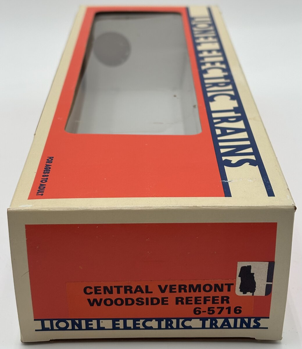 Lionel 6-5716 O Gauge Central Vermont Woodside Reefer #5716 LN/Box