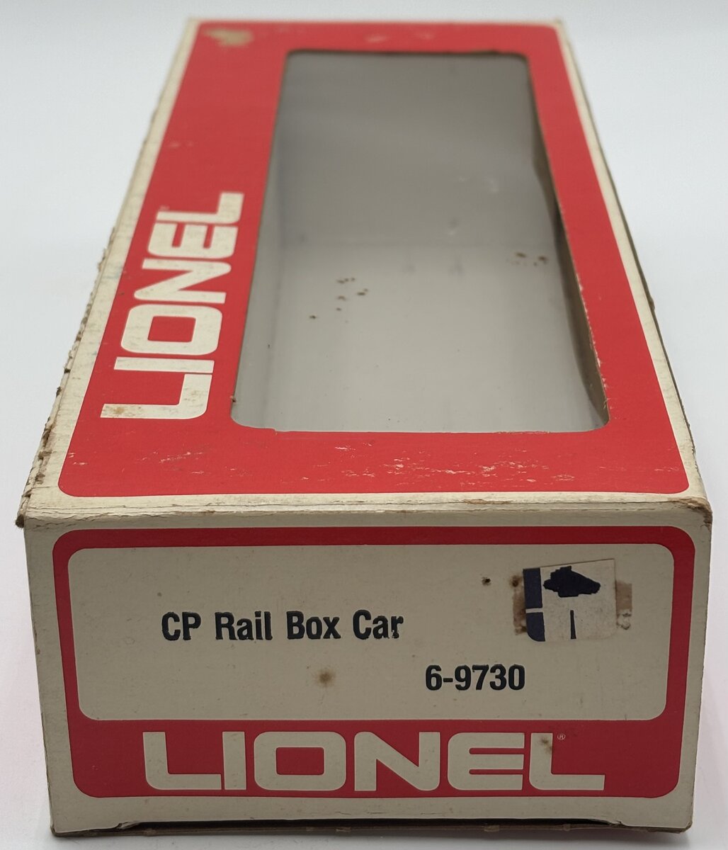 Lionel 6-9730 O Gauge CP Rail Boxcar EX/Box