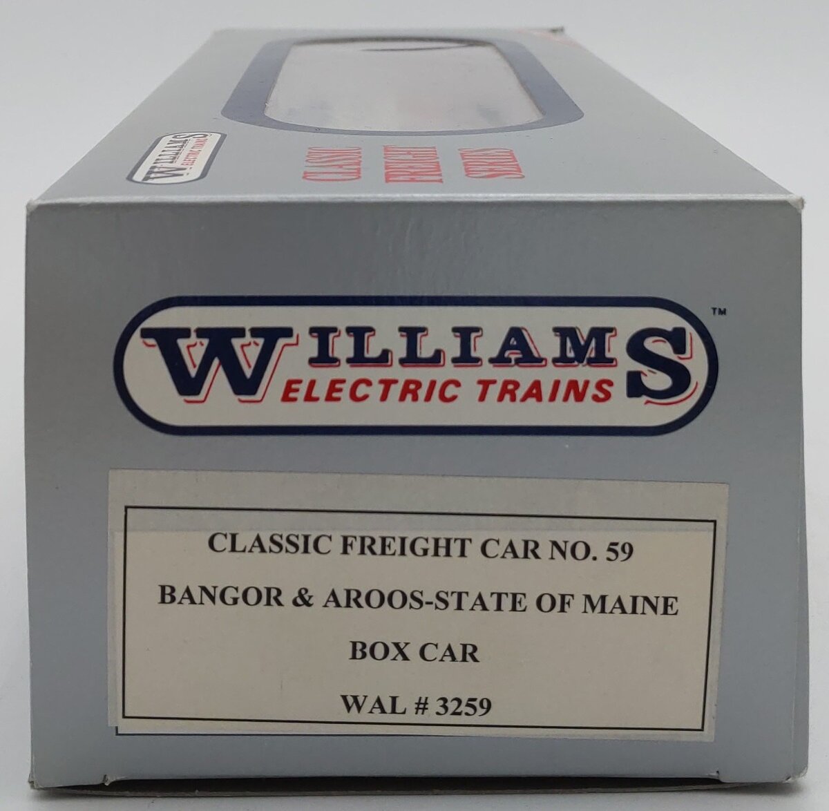 Williams 3259 Bangor & Aroos-State of Maine Boxcar LN/Box