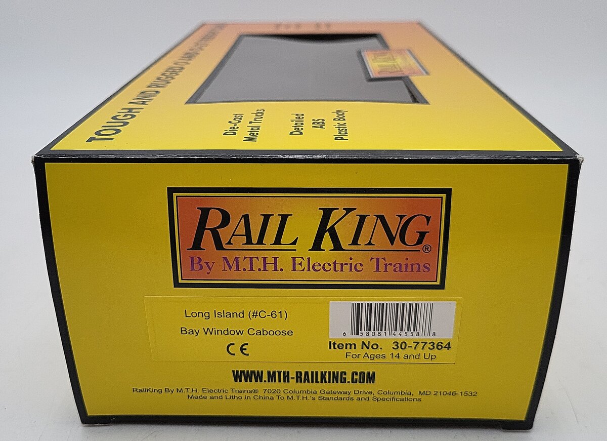MTH 30-77364 O Gauge Long Island Caboose C-61 LN/Box