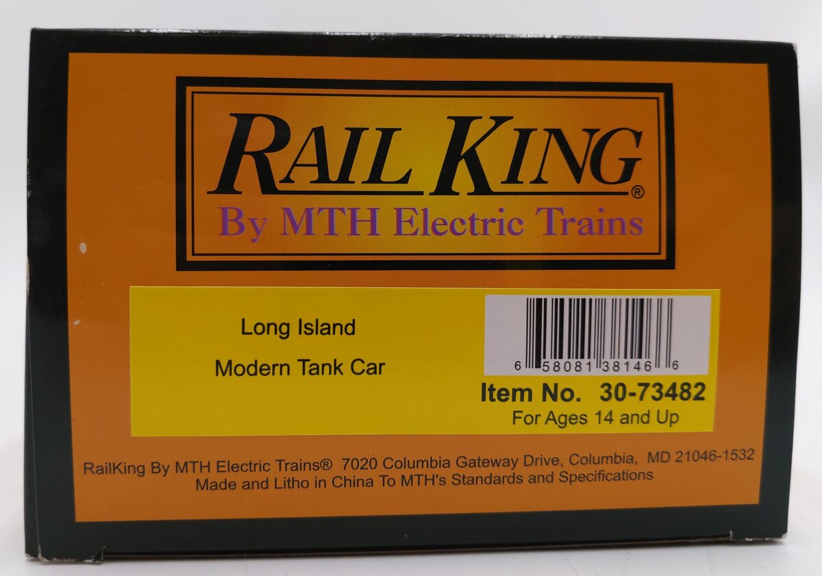MTH 30-73482 O Long Island Railroad Modern Tank Car LN/Box