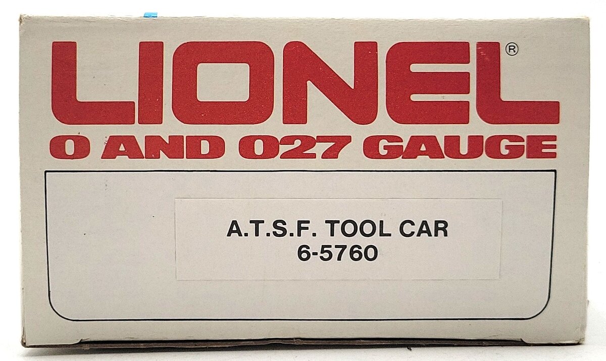 Lionel 6-5760 O Gauge AT&SF Tool Car LN/Box