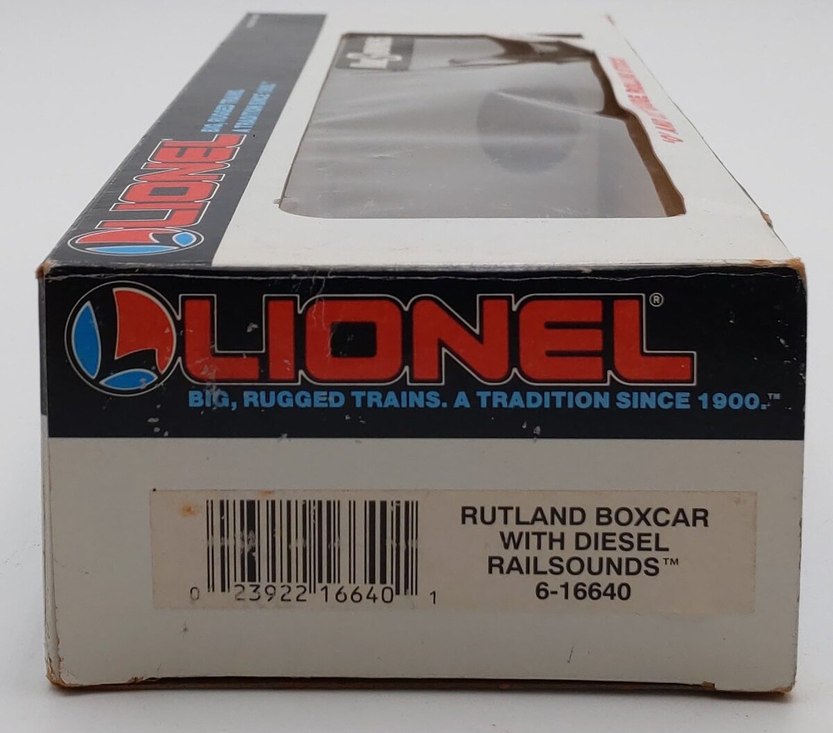 Lionel 6-16640 O Gauge Rutland Boxcar w/Diesel RailSounds EX/Box