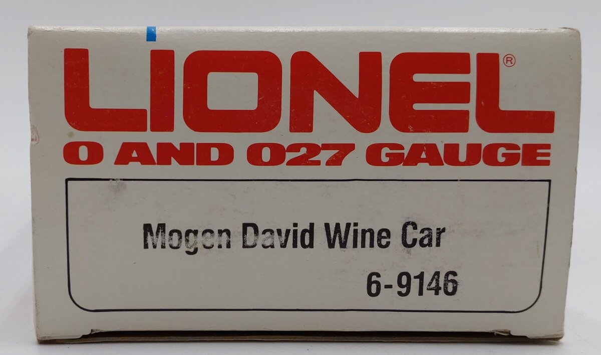 Lionel 6-9146 O Gauge Mogen David Wine Car LN/Box