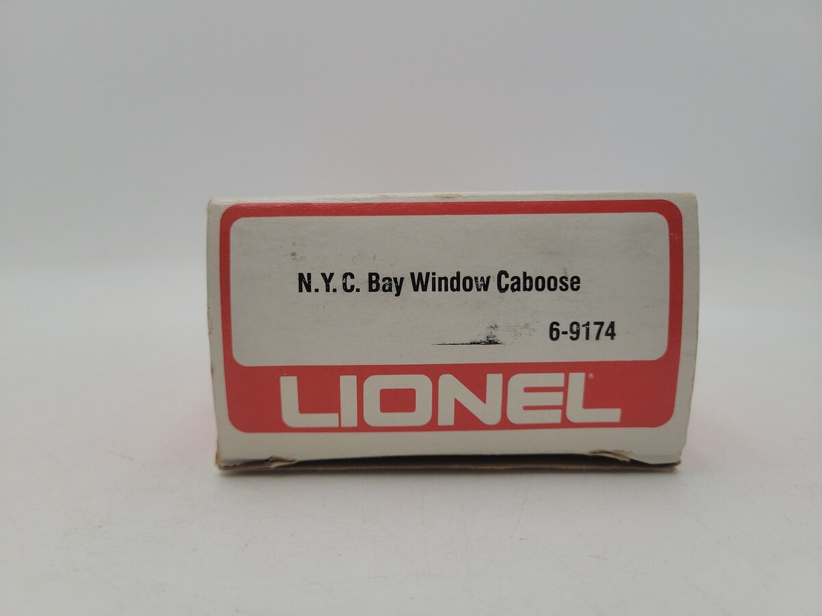 Lionel 6-9174 O New York Central P&E Bay Window Illuminated Caboose #9174 VG/Box
