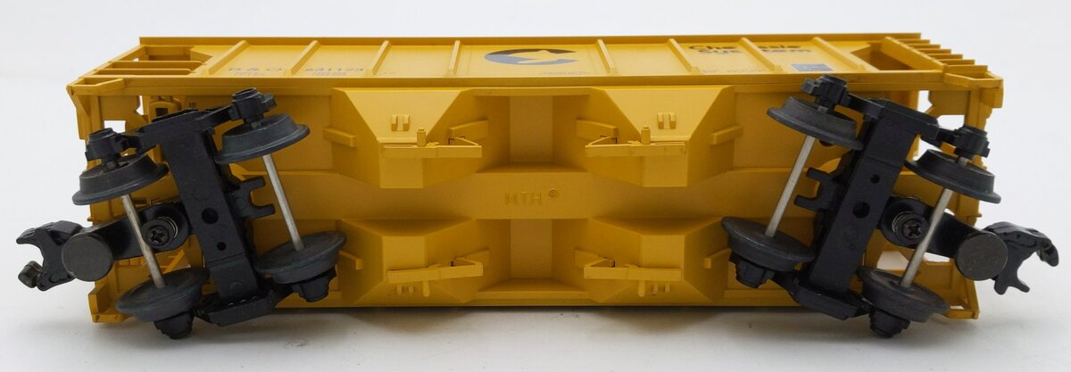 MTH 20-97102 O Gauge Baltimore & Ohio Chessie PS2 Covered Hopper #631123 EX