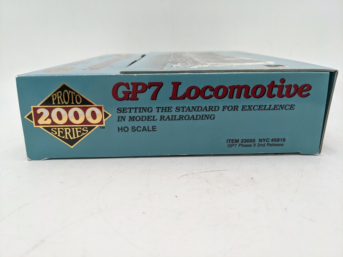Proto 2000 23055 HO New York Central GP7 Phase 2 Diesel Locomotive #5816 EX/Box
