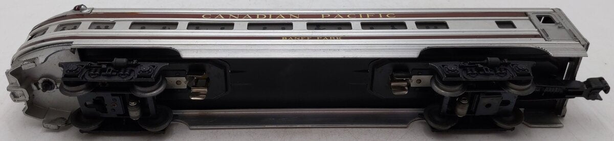 Lionel 2551 Vintage O Canadian Pacific Banff Park Aluminum Observation Car VG