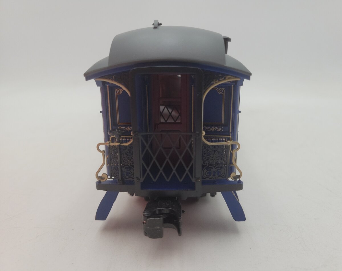 Lionel 2427572 O Gauge Royal Blue Wood Passenger Car #1060 EX