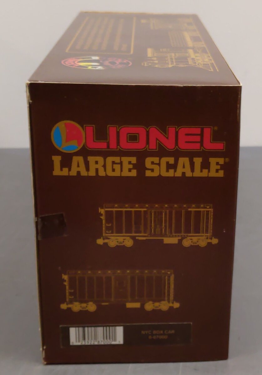 Lionel 8-87000 G Scale New York Central Boxcar EX/Box