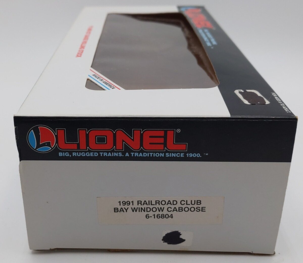 Lionel 6-16804 O Gauge Lionel Railroader Club Bay Window Caboose #16804 EX/Box