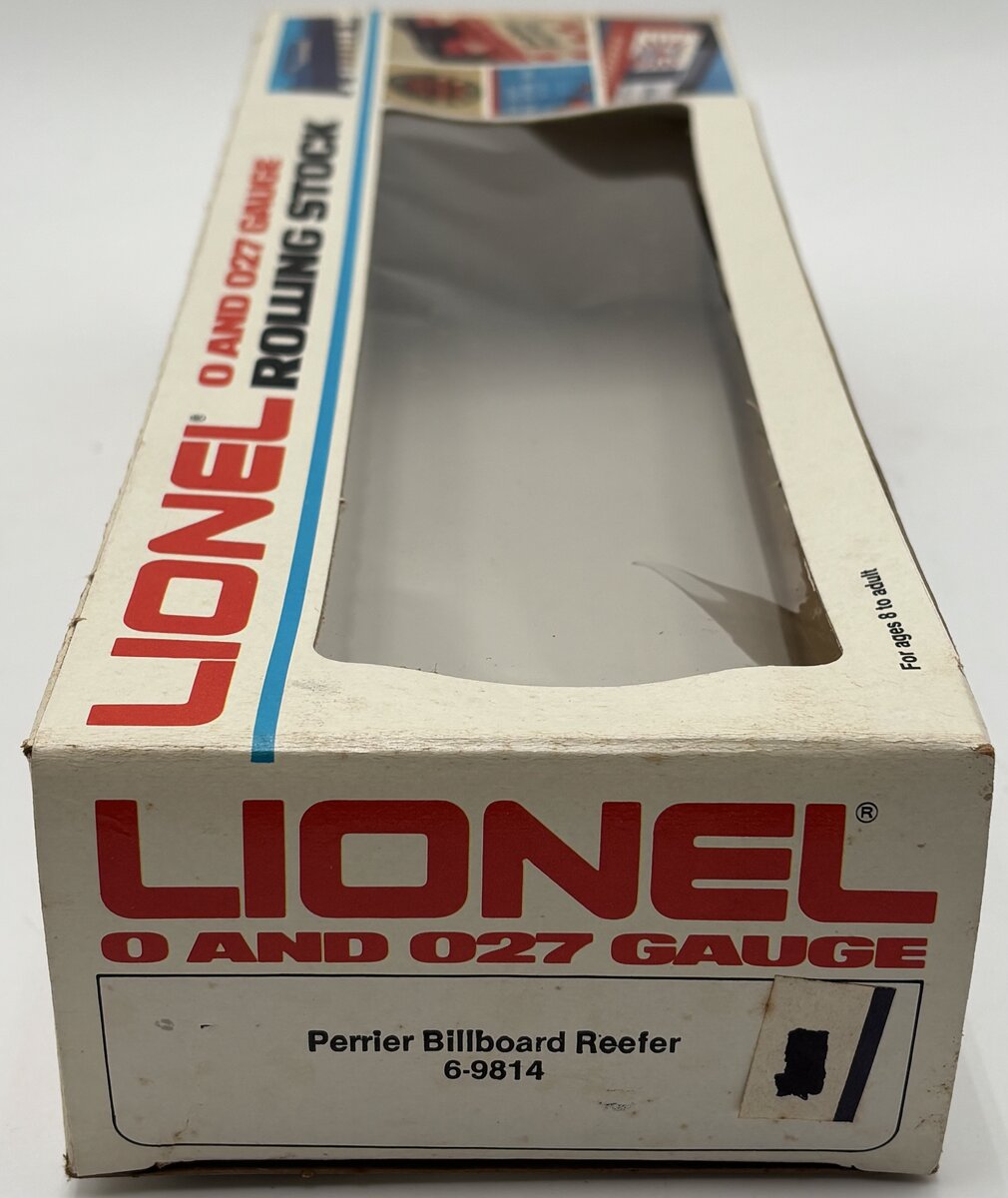 Lionel 6-9814 O Gauge Perrier Billboard Reefer Car #9814 EX/Box