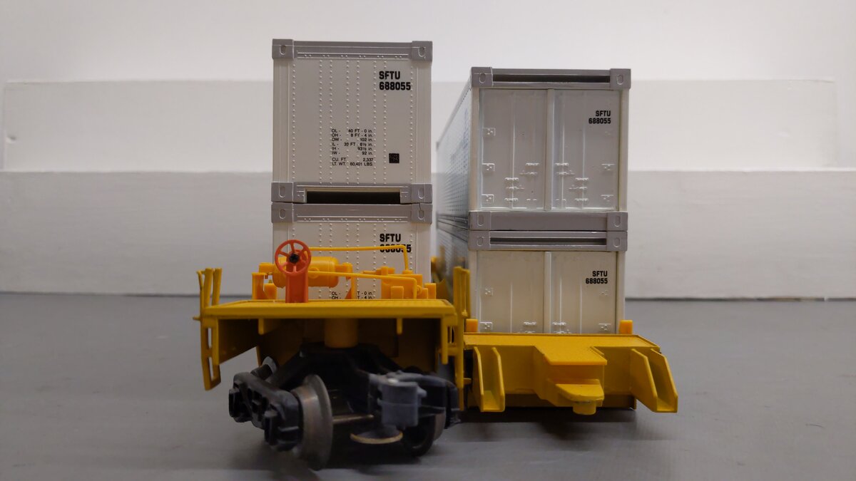 K-Line K775141 O Gauge Santa Fe DTTX Deep Well Cars (Pack of 2) EX