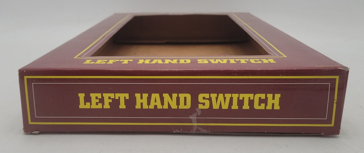 Bachmann 94351 G Left-Hand Manual Switch Turnout Steel Track EX/Box