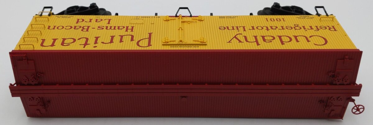 Atlas 8001-1 O Cudahy Puritan Refrigerator Car #1001 3-Rail LN