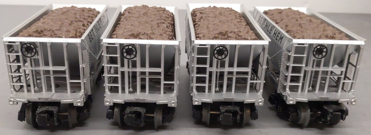 Lionel 1928160 O Gauge Bethlehem Hopper Cars (Pack of 4) EX