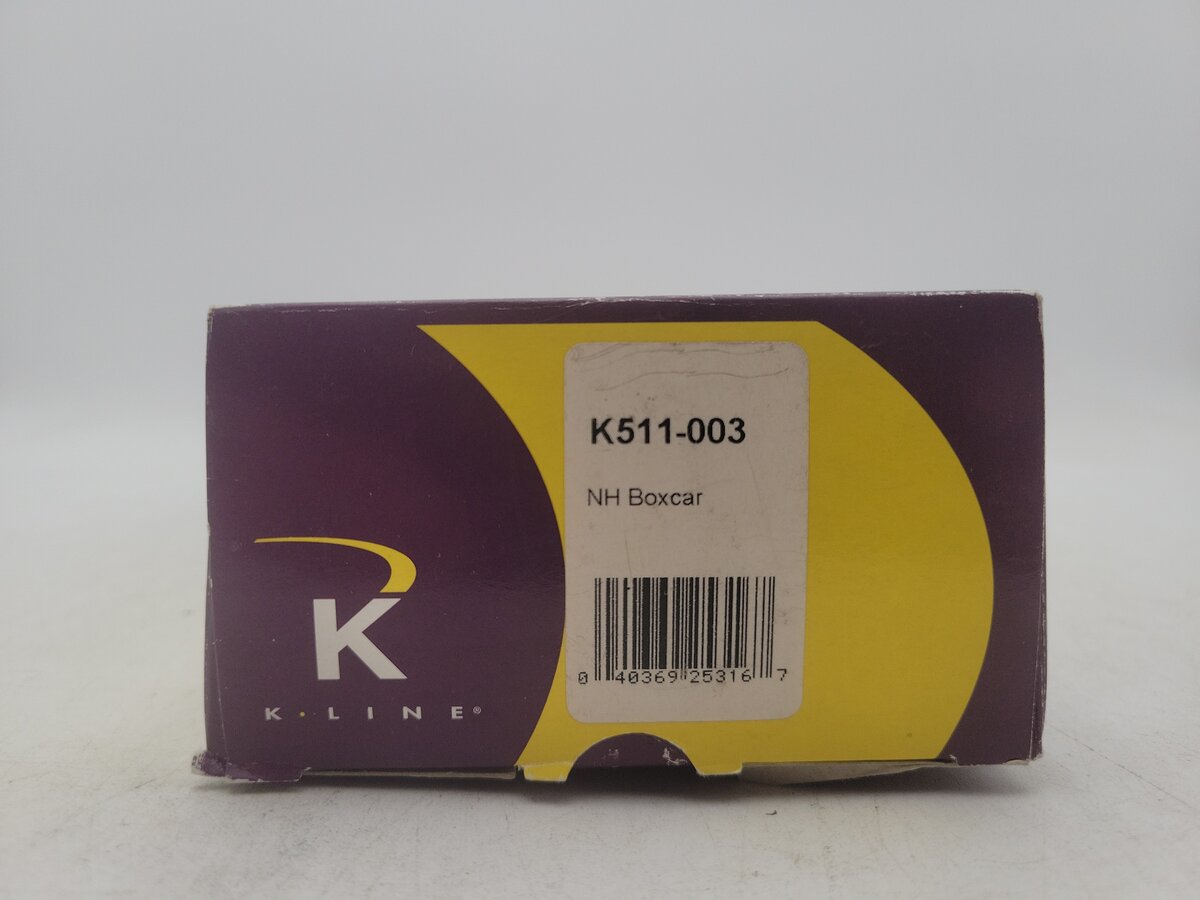 K-Line K511-003 S Gauge New Haven Boxcar EX/Box