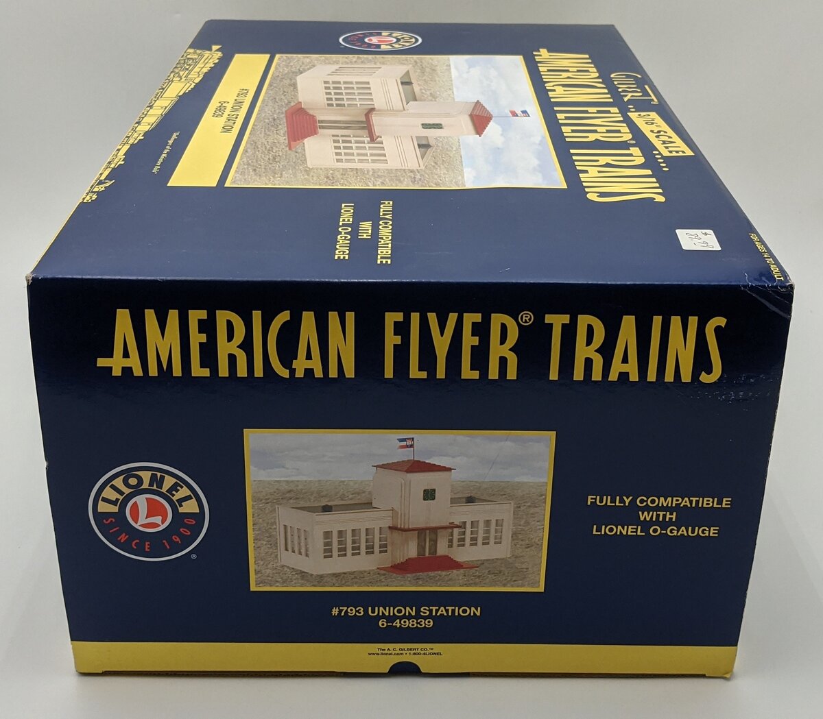 American Flyer 6-49839 S Scale Union Station #793 EX/Box
